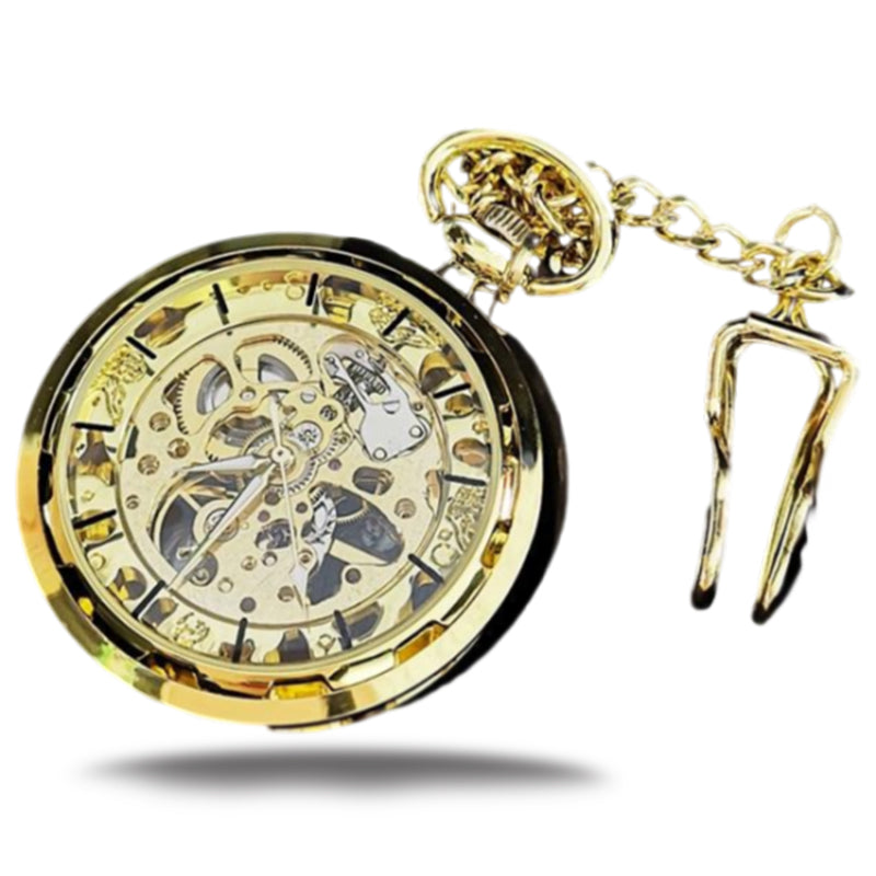 Montre à Gousset Mécanique Goldie Skeleton