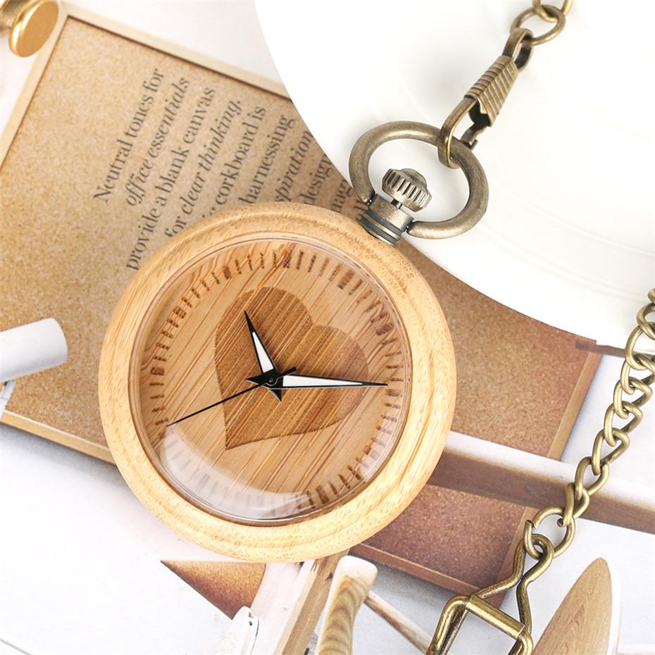 Montre à Gousset Heart Wood - Goussets Béguin - 2