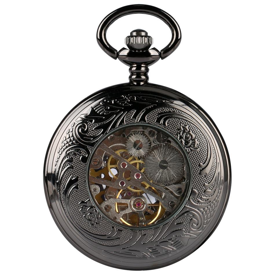 Montre à Gousset Mécanique Black Wheel - Goussets Béguin - 4