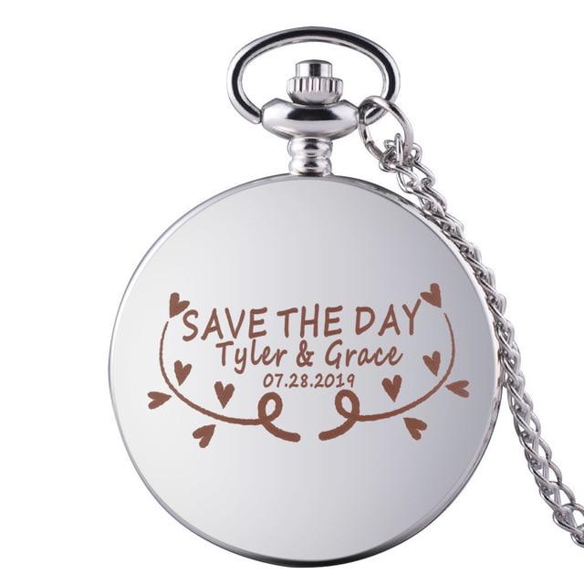 Montre à gousset personnalisable - White Flame - Goussets Béguin - 13
