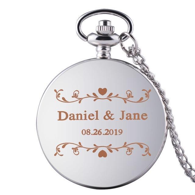 Montre à gousset personnalisable - White Flame - Goussets Béguin - 5
