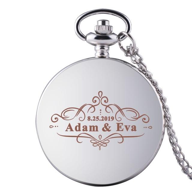 Montre à gousset personnalisable - White Flame - Goussets Béguin - 16