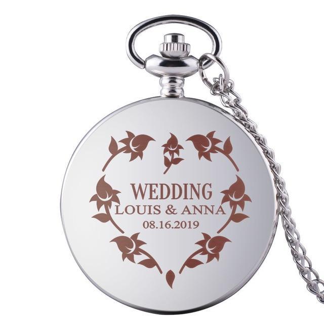 Montre à gousset personnalisable - White Flame - Goussets Béguin - 9