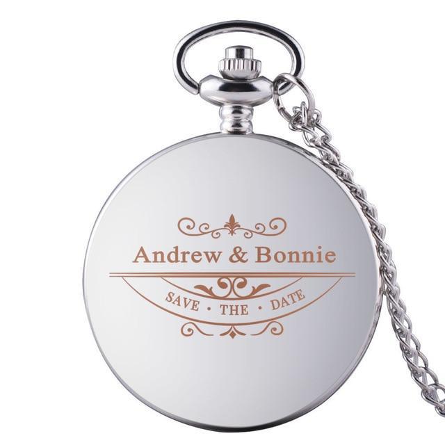 Montre à gousset personnalisable - White Flame - Goussets Béguin - 4