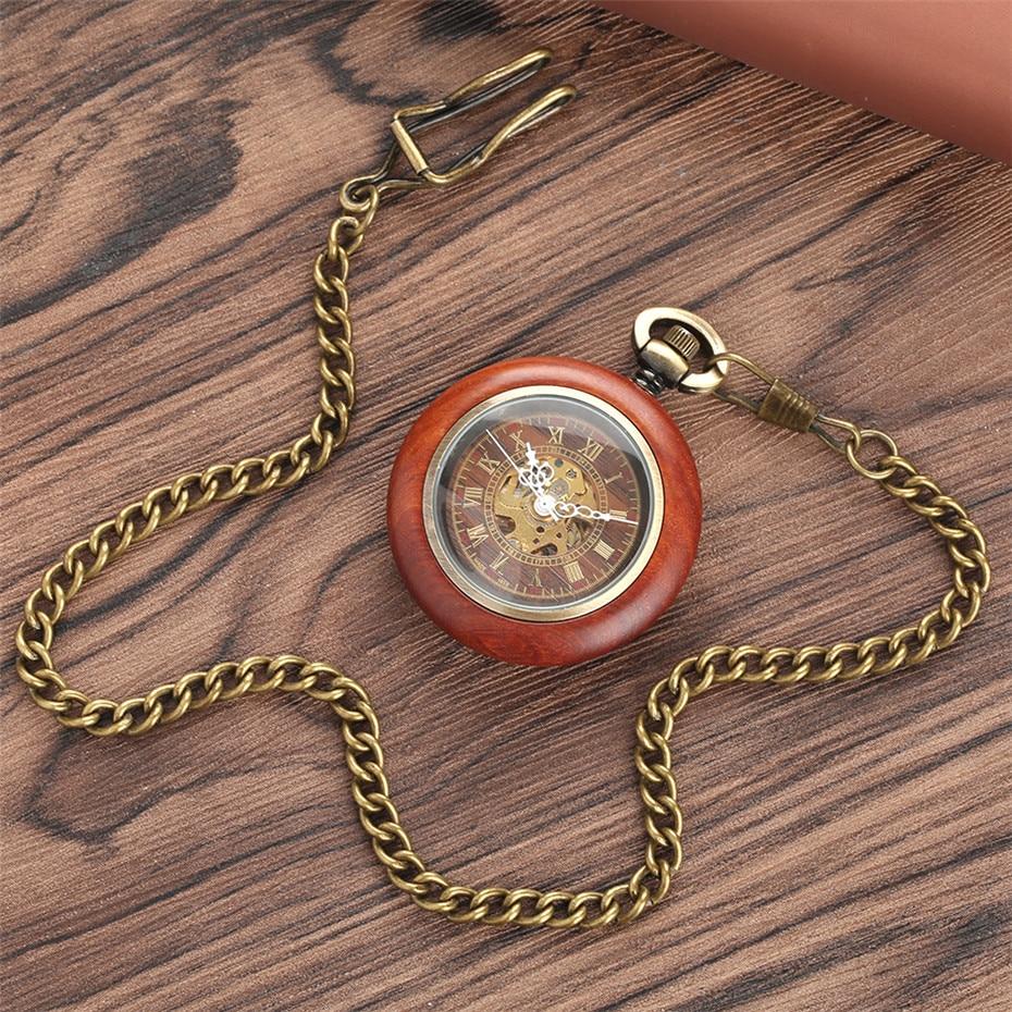 Montre gousset - Brown Wood - Goussets Béguin - 4