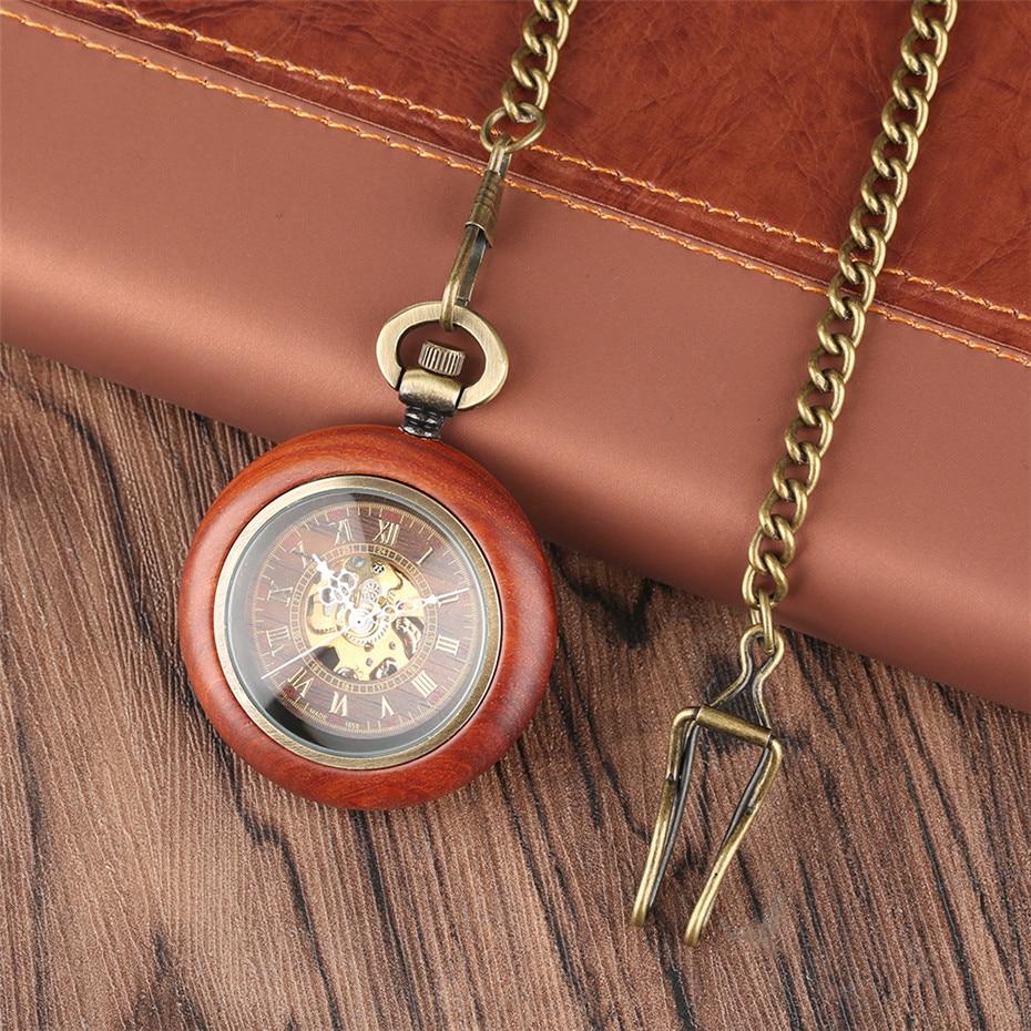 Montre gousset - Brown Wood - Goussets Béguin - 3