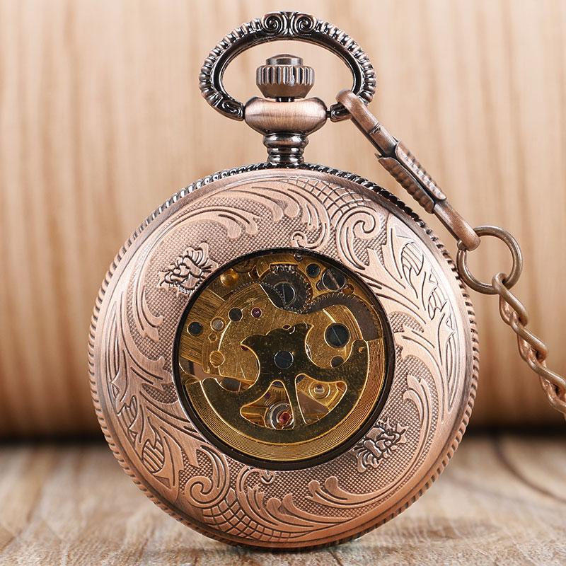 Montre gousset - Fleur Cuivrée - Goussets Béguin - 3