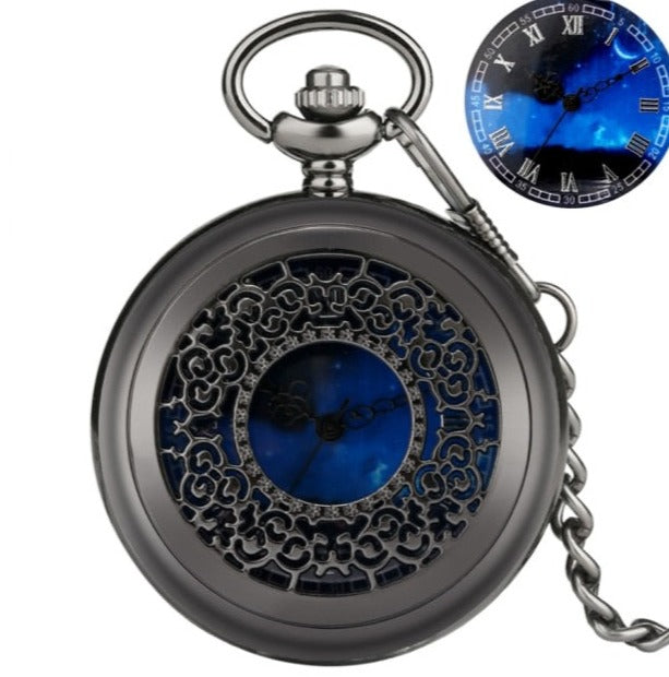 montre à gousset ciel étoilé