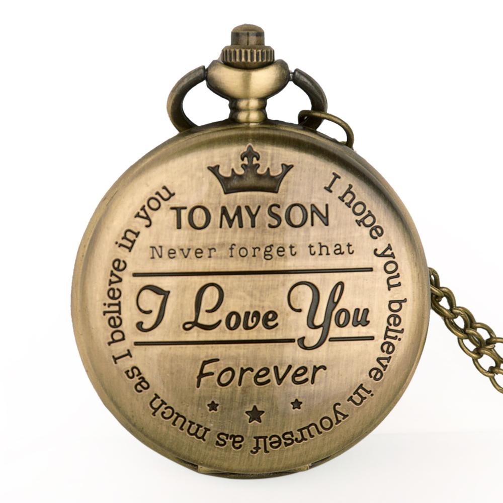 montre à gousset i love you to my son
