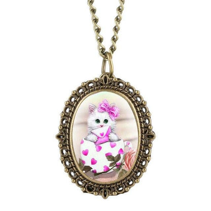 Montre Collier - Kitten Garden