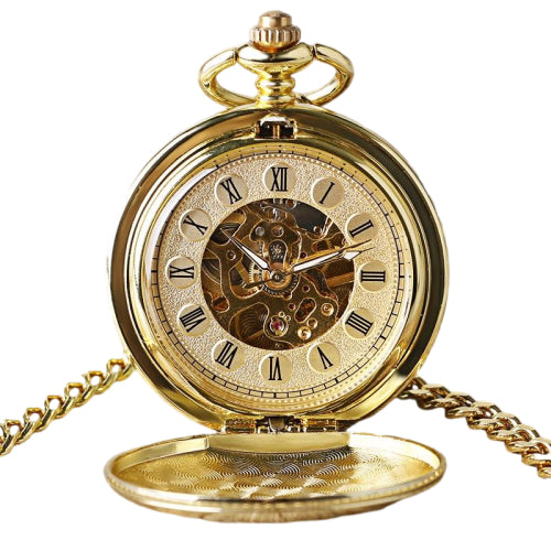Montre à Gousset | Papillon doré